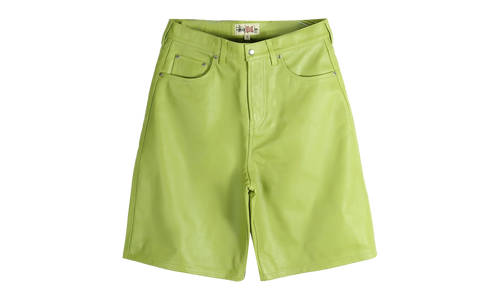 Big Ol Leather Shorts "LIME" 112315 LIME
