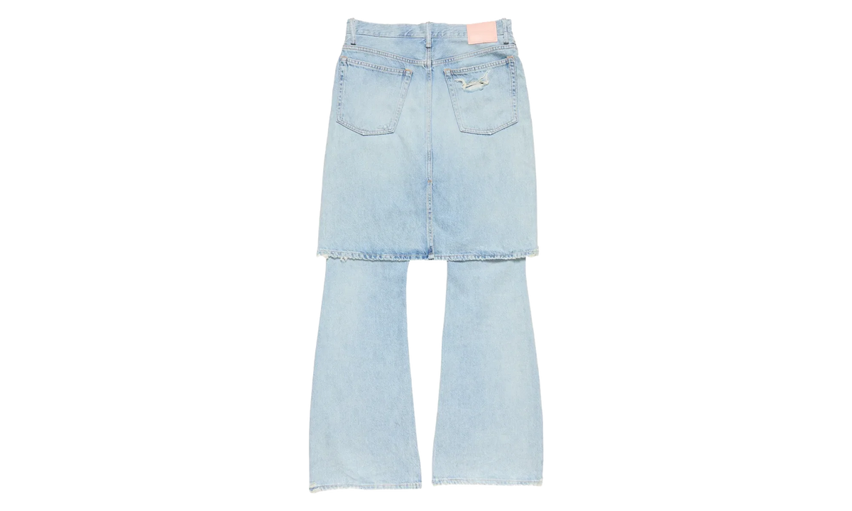 Skirt Layered Jeans "Light Blue" AK1008228