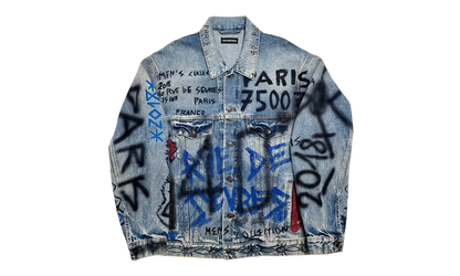 2018 Graffiti Denim Jacket "Indigo" 558824 TXE08 4773