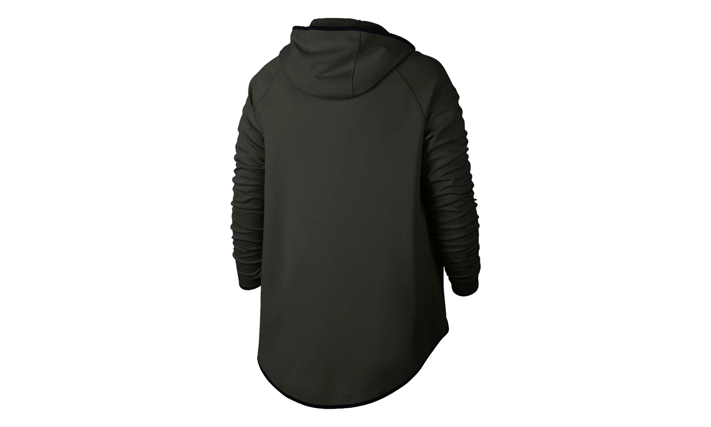 Tech Fleece Full Zip Cape Hoodie WMNS "Olive / Black" AH3969 355