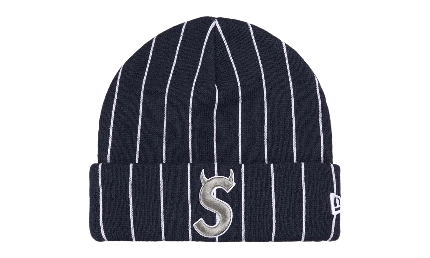 New Era Devil S Logo Beanie "SS26 - Stripe Navy" SU27488