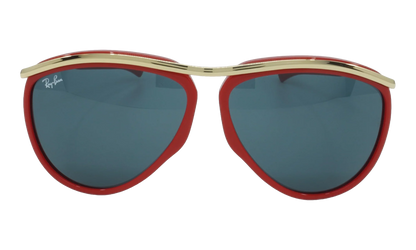 AVIATOR OLYMPIAN SUNGLASSES "POLISHED RED" RB2219-1243R5_59
