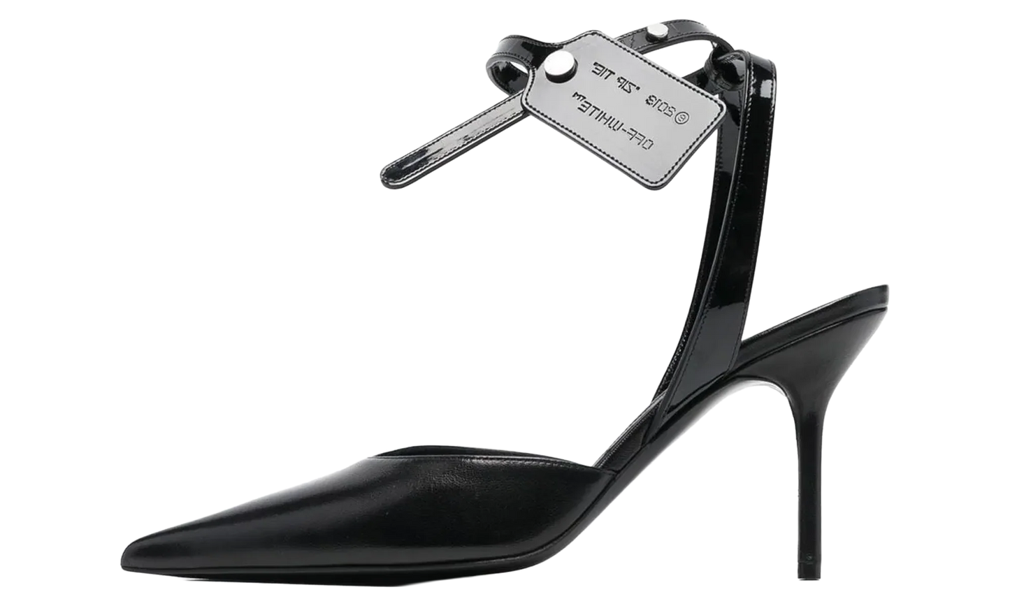 Nappa Varnish Zip Tie Sabot WMNS "Black" OWII007F22LEA0021010