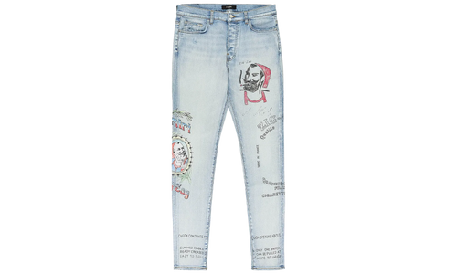 ZIG ZAG JEAN "Light Indigo" SS22MDS023