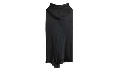 Charmeuse A Line Bias Skirt WMNS "Black" RP02E4343 SCH 09