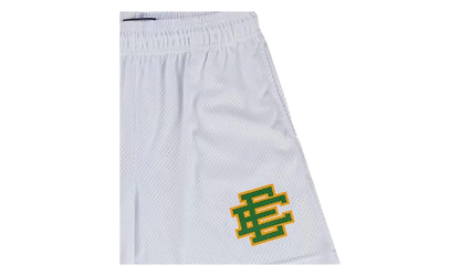 EE Basic Shorts "White / Green" EE201
