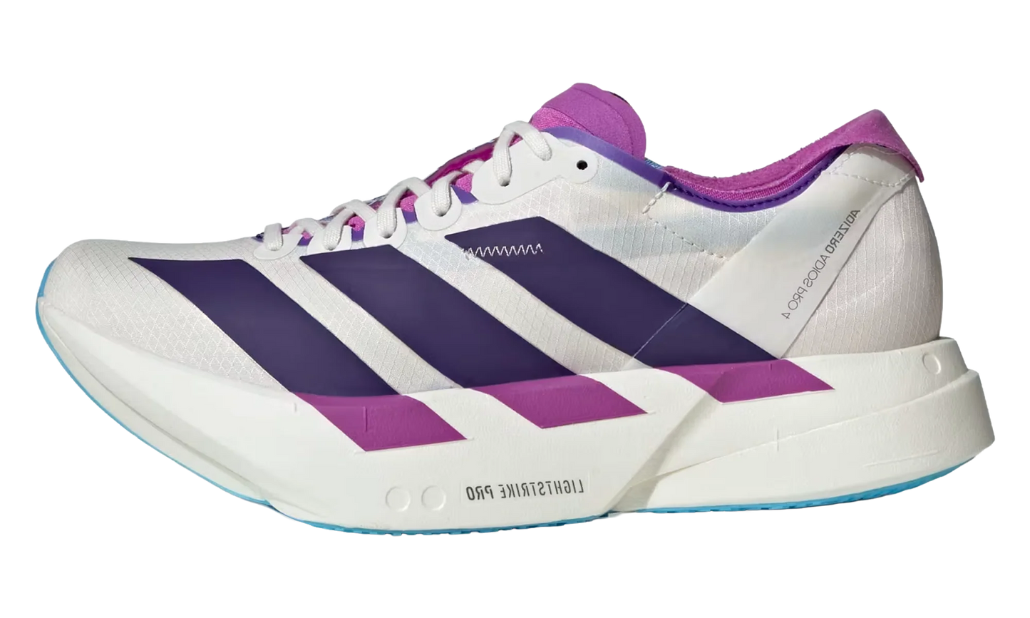 Adizero Adios Pro 4 WMNS "White Purple Semi Blue Burst" JP6397