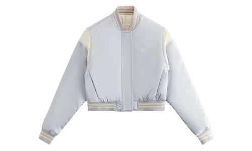 Landry Varsity Cropped Bomber "Pastel Blue" khw010187 431