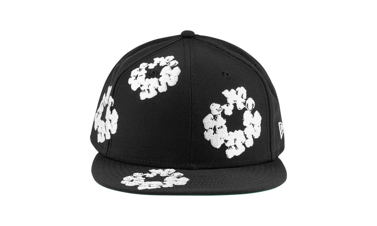 New Era Cotton Wreath 59/50 Cap "Black" DT22