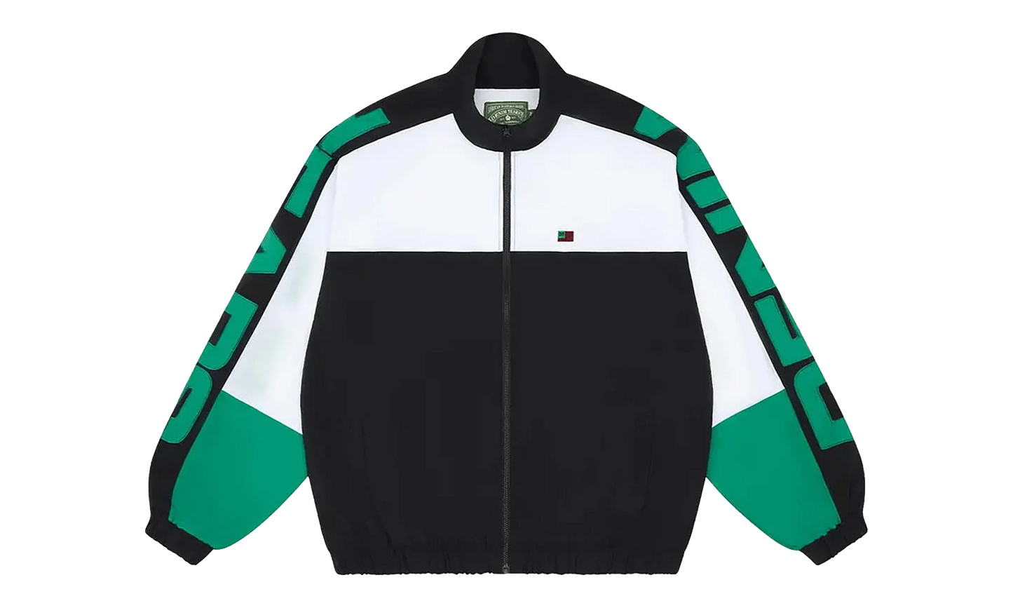 DT Sports Track Jacket "Black / Green" DT514