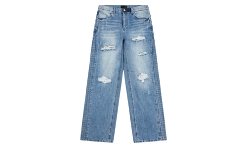 Zed Straight Leg Jeans "Glacier Blue 3D Cross" MEXOD1249 J2118GBDCS