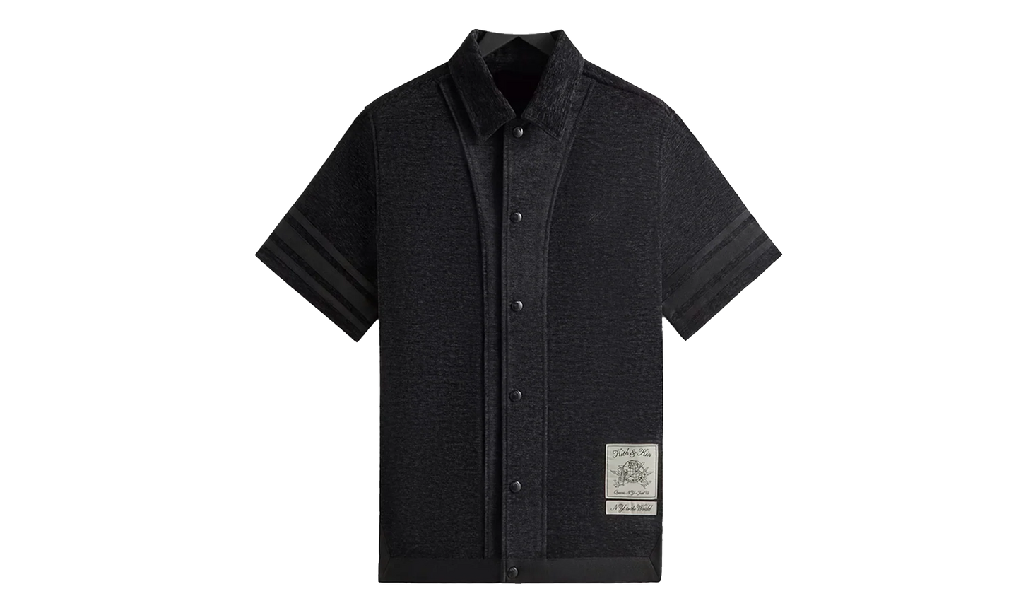 Chenille Woodpoint Shirt "Black" KHM032695 001