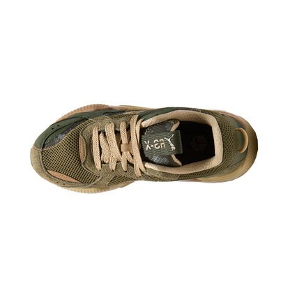 RS X Rain Map Camo Lace Up Sneakers