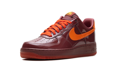 Air Force 1 Low "Patent Leather Dark Team Red Safety Orange" IO4489 601