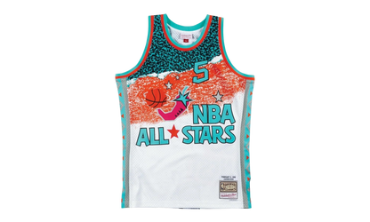NBA Sublimated Jason Kidd Swingman Jersey "1996 All Star West - White" SMJYNG18436 ASWWHIT96JKI