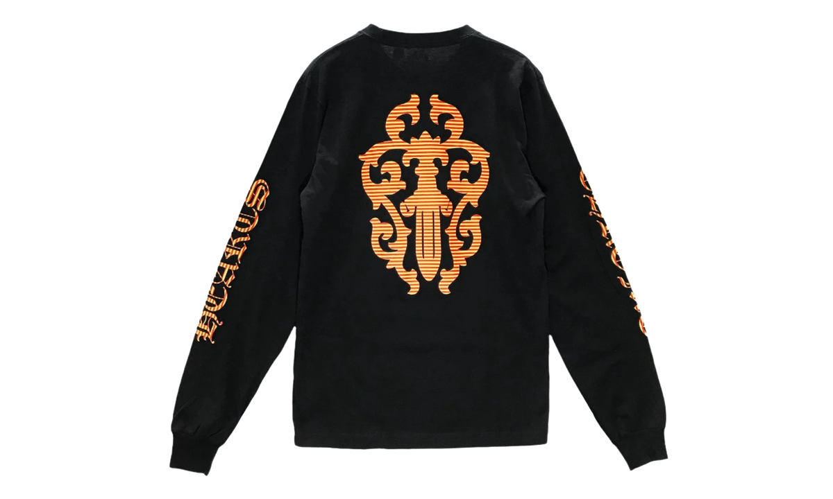 Yellow Dagger Script Logo Long Sleeve "Black" CHRM0829