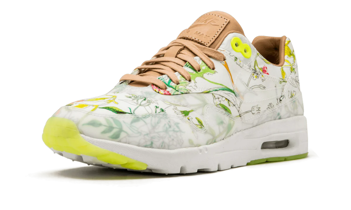 AIR MAX 1 ULTRA LIB QS MNS WMNS "WHITE / WHITE / VACHETTA TAN / VOLT" 844135 100