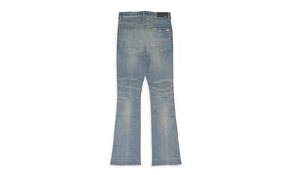 Broken Flare Skinny Jeans "Blue" PF22MDF092_CLAY_INDIGO