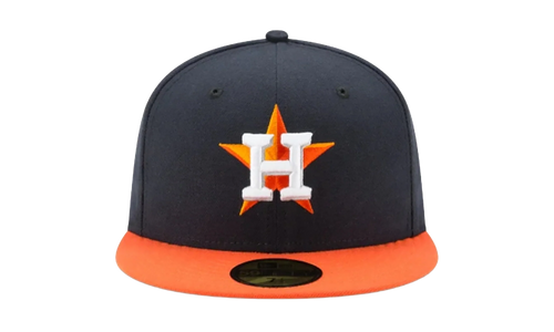 59FIFTY Houston Astros Road "Navy / Orange" 70360935