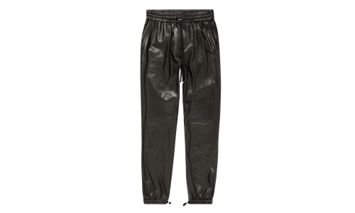 Leather Jogger Pants "Black" ALJPB