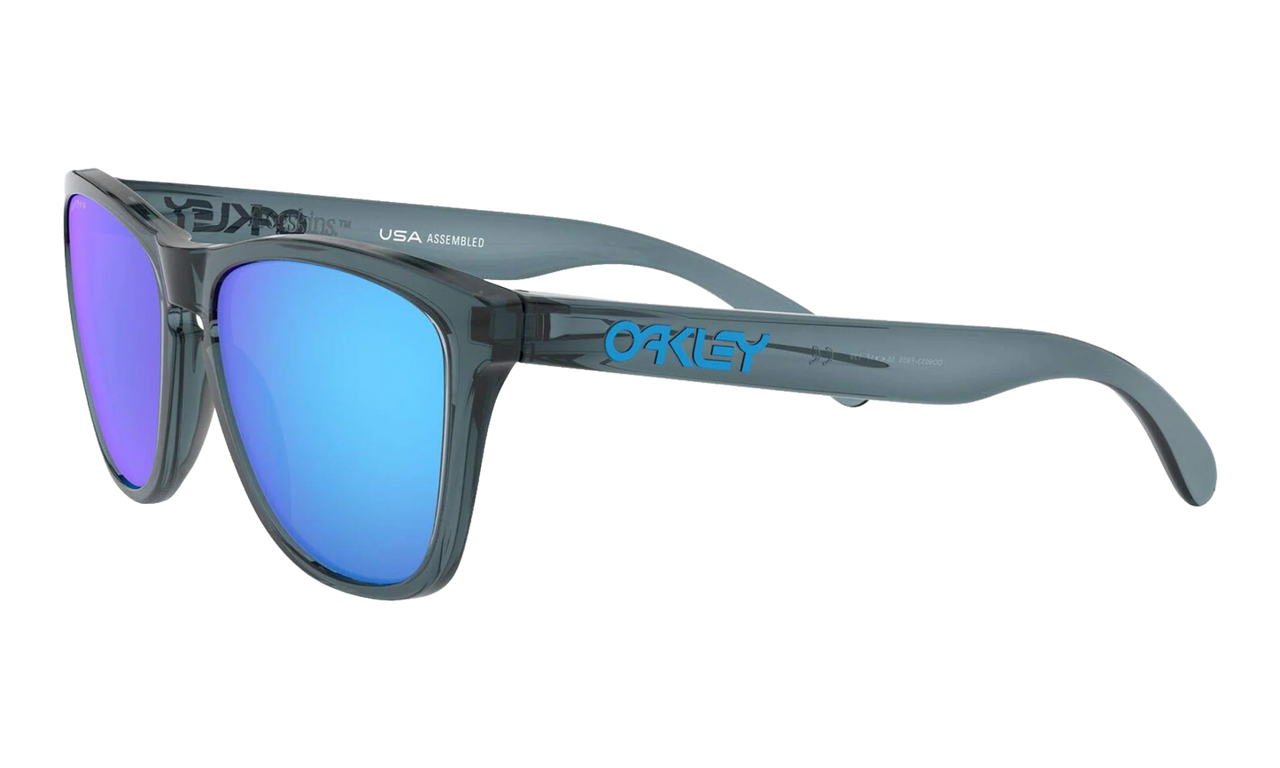 Frogskins Polarized Sunglasses "Crystal Black / PRIZM Sapphire Irid" OO9013 F6