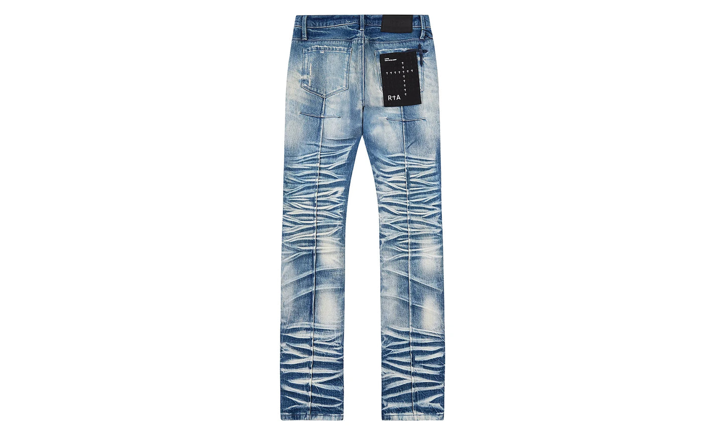 Clayton Stacked Medium Denim "Blue" B1182STMDB