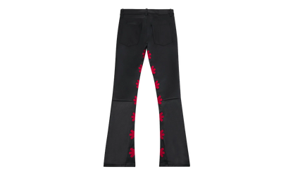 Leather Pant "Red / Black" LSLPBR