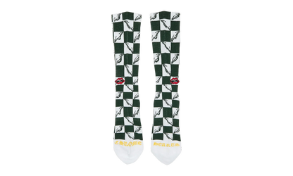 Matty Boy 99 Eyes Socks "Green / White" CHRM0717