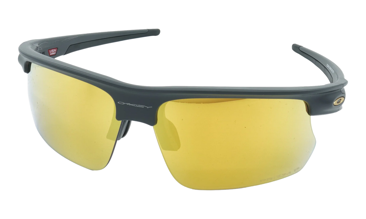 Bisphaera Polarized Sunglasses "Matte Carbon / PRIZM 24K" OO9400 12