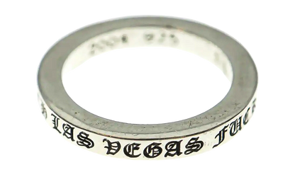 Las Vegas Fuck You Ring "Silver" CHRM0966