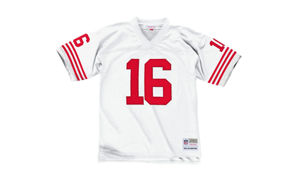 NFL Joe Montana Legacy Jersey "1990 San Francisco 49ers - Scarlet" LGJYAC18051 SF4WHIT90JMO