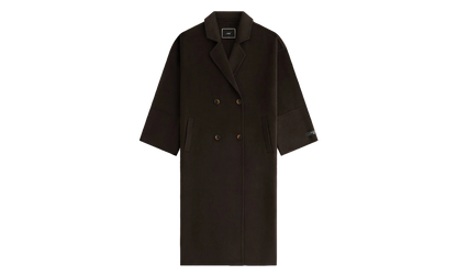 Merra Double Breasted Coat "Dark Brown" khw010217 244