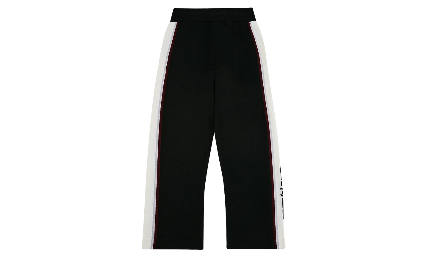 Stripe Merino Track Pant "Black" M P26 KW 1177 01