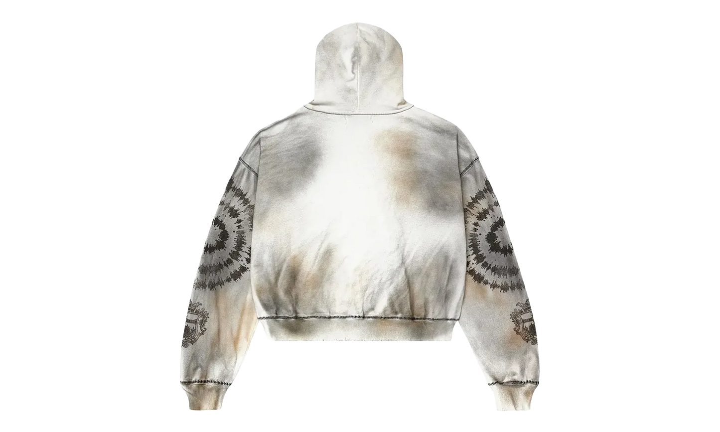 Spiral Zip Up Hoodie "Ash Grey" VAL110