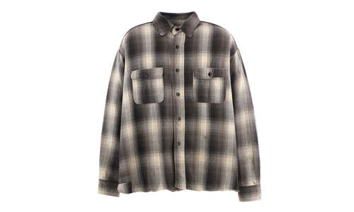 BerBerJin Check Flannel Shirt "Black" SM HR1 0000 C52
