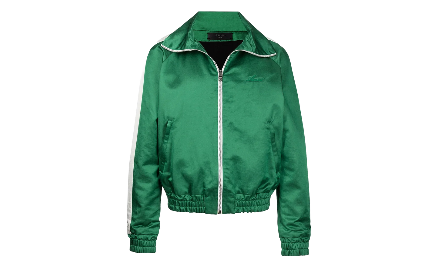 Zip Track Stripe Jacket "Tennis Green / White" MJT001 346