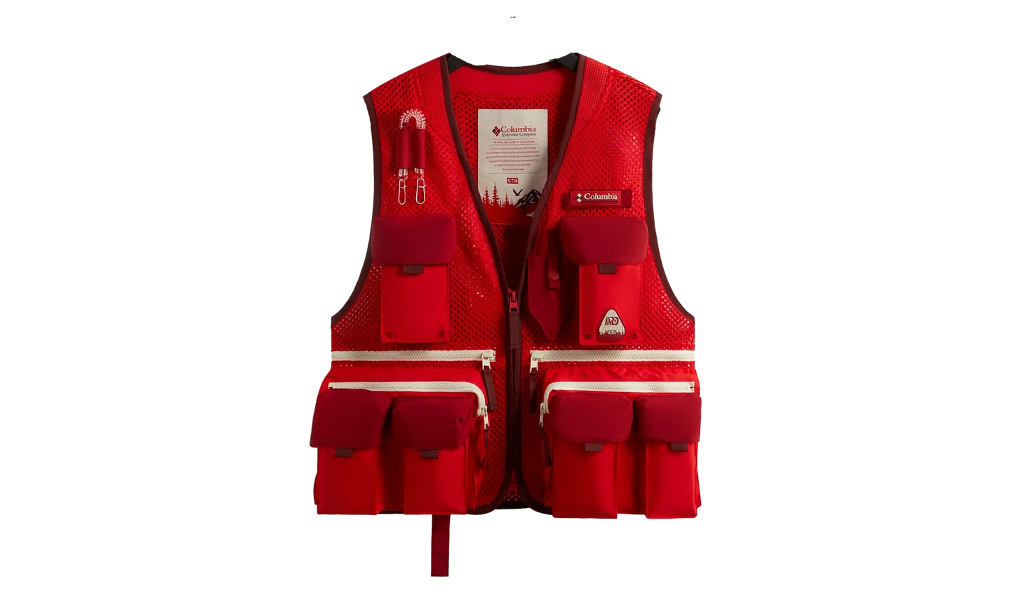 Columbia Red Utility Vest "Red" 2113711 691