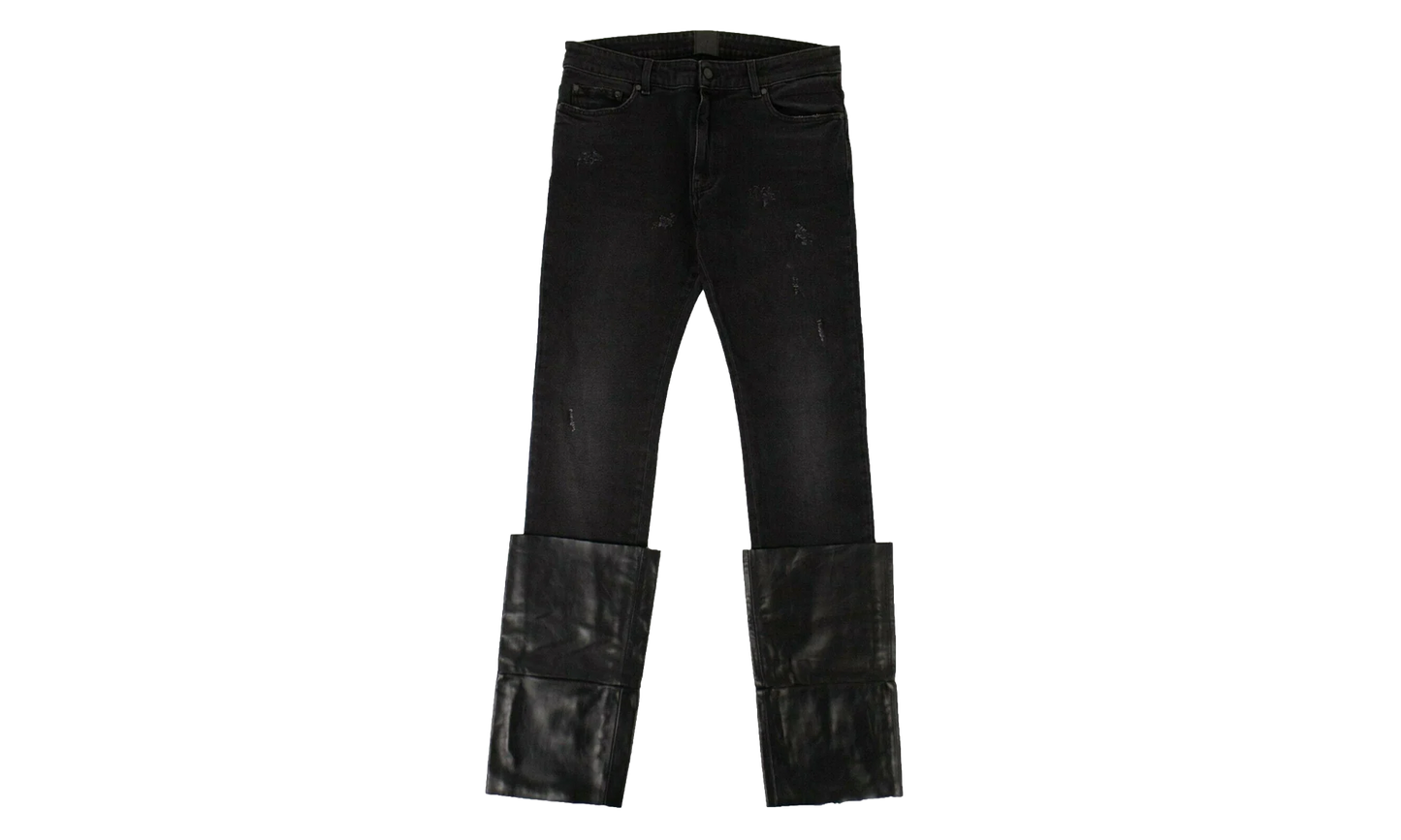 Warrn Moto Boot Jeans "Black" 75LE 1356