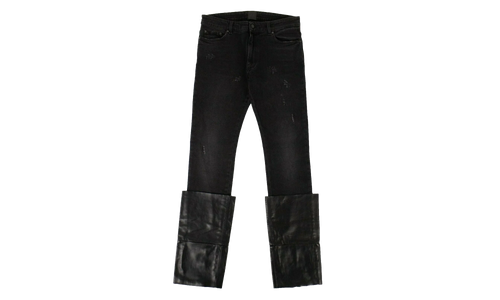 Warrn Moto Boot Jeans "Black" 75LE 1356