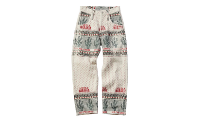Naranja Double Cloth Denim Pants "Beige" 963576