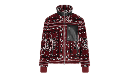 Fleece Zip Up Jacket "Red" MKF009 643