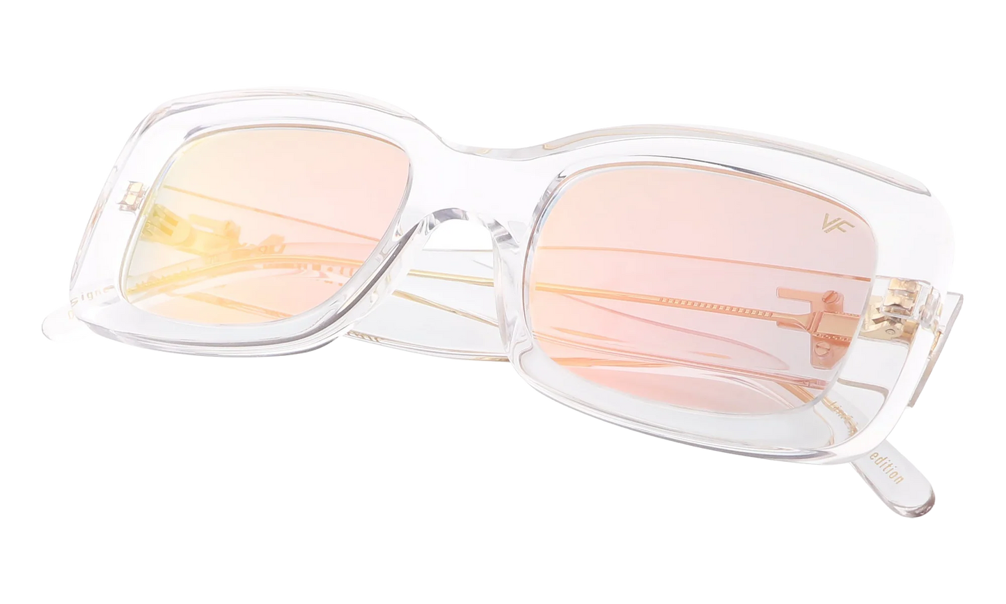Manhattan Translucent Edition Acetate "Clear Translucent / Pink Gradient" VFMA2 0002