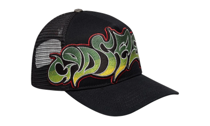 GS Neo Trucker Hat "Black / Yellow / Red" GS133