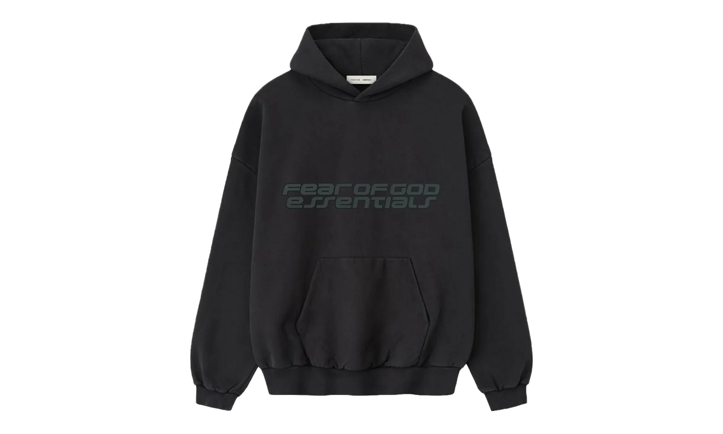 Heavy Fleece 90s Hoodie "Vintage Black" 192HO256564F
