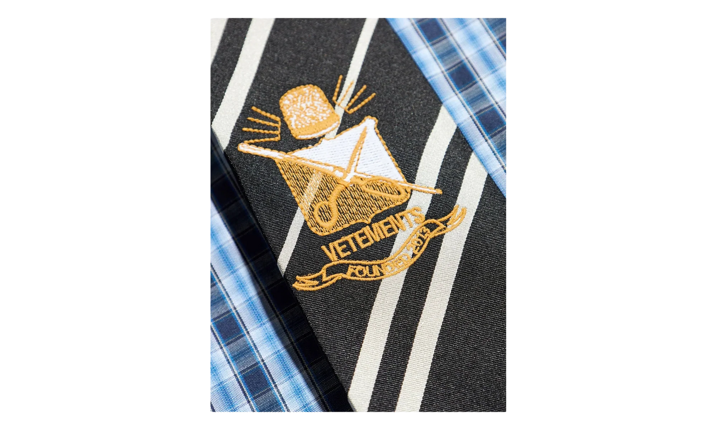 Tie Shirt "Blue Check" UH76SH280CN