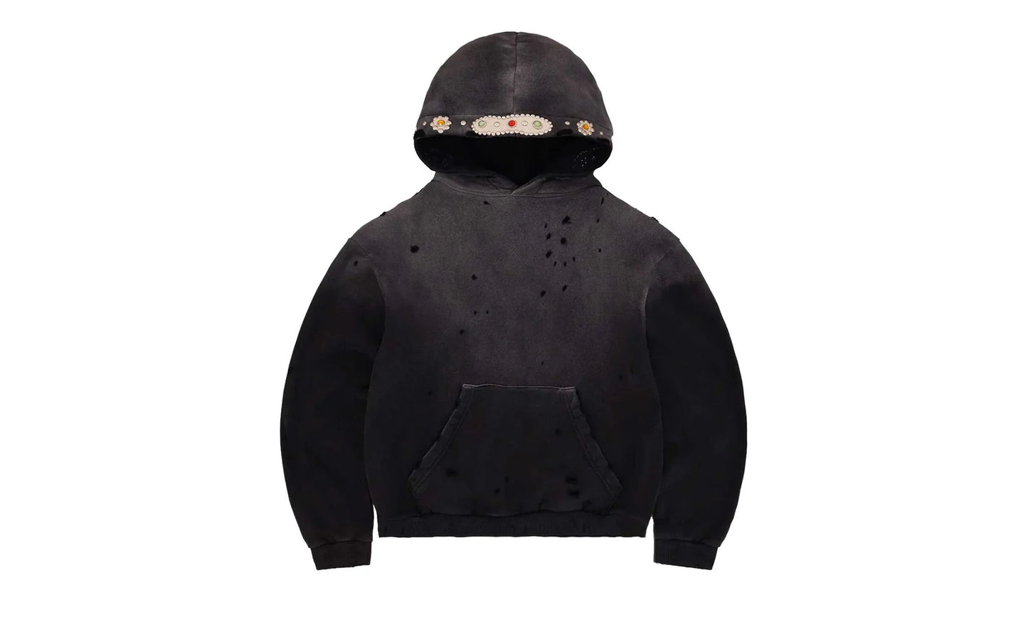 Crystal Distressed Hoodie "Grey" BS60