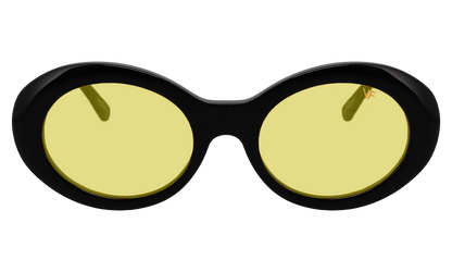 Cobain Acetate "Glossy Black / Shooter Yellow" MPCB2 0008 20T2