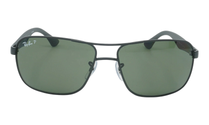 Aviator Polarized Sunglasses "Matte Black" RB3516-006-9A_59
