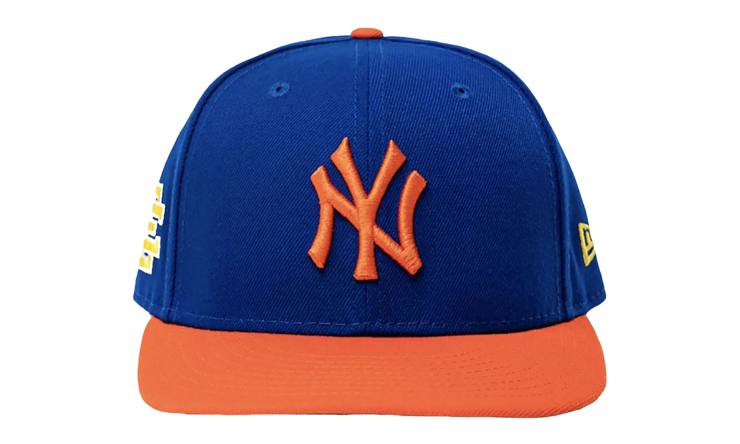 59FIFTY MLB FW21 NY YANKEES FITTED HAT "ERIC EMANUEL - Royal/Team Orange" EE422