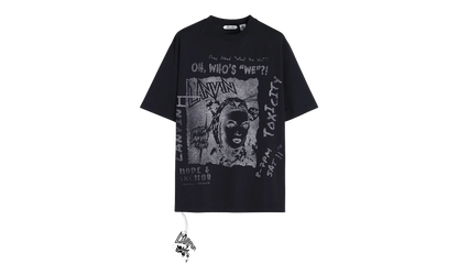 PRINTED COTTON T-SHIRT "Black" RU TS0037 J117 P24 10